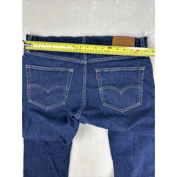 LEVIS 511 Slim Fit PREMIUM BIG E Stretch Jeans Men Size 34X30* Dark Wash Blue - Picture 8 of 8